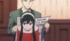 2 2D anime animations by spy family