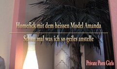 Homefick mit dem heissen Model Amanda Jane