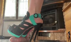 colorful sandals pov slave