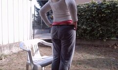 Wet diaper in the garden 720HD