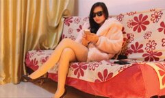 Goddess makeup tramples on slaves