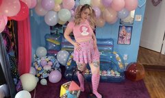 Care Bear Beach Ball Foot Pump Inflation