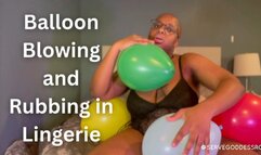 Balloon Blowing and Rubbing in Lingerie by Royal Ro hd mp4 1080p