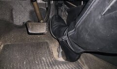 Morning fun in knee high boots