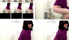 PURPLE REIGN PRINCESS ON HER THRONE DEPOSITING CHOCOLATE GEMS