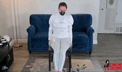 Minx Grrl - Multi Layer Chair Mummification and Gag (WMV Format)