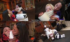 The superheroine fails to save the damsel!