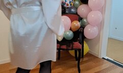 Popping balloons with a thumbtack