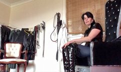 Sub Begs To Worship Boots