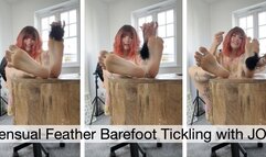 Sensual Feather Barefoot Tickling with JOI