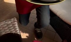 Colazione e adorazione piedi - Breakfast and foot worship