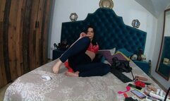 MilfyCalla- hard pussy masturbation until i pee on my pants 46