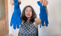 cum on her gloves avi