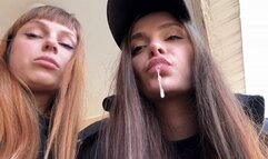 Double POV Spitting And Dirty Sneaker Soles Worship (MP4 HD 1080p)