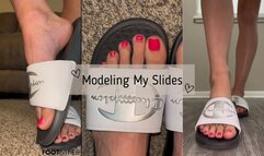 Modeling My Slides POV Sandal Dangle & Pop