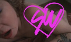 SLOPPY: The wifey gets messy giving hubby blowjob!