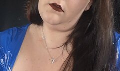 Smoking up close showing my new piercing