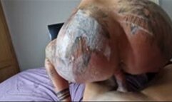 Eating and fucking cock with cream