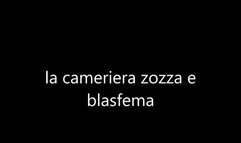 la cameriera è così blasfema e bella che mi viene voglia di