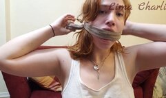 teaching the burglar how to gag me