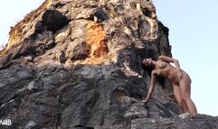 Lady Dee - Masturbation on a Rock