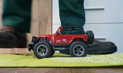 Worker stomping Toy Car 2
