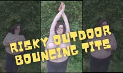 Risky Outdoor Bouncing Tits 1080p