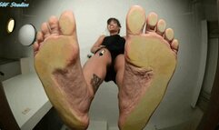 Money sucking Land Lady is back! (GM) with another tiny fool! - MOV