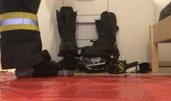 Firefighter stomping some Food 6