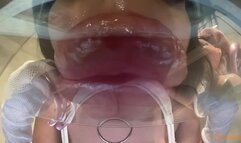 RubyDollLipz's Pumpkin Spice Table Glass Kisses