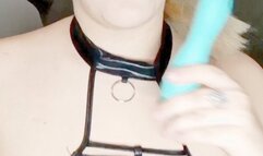 cummed more than once with a vibrator in different positions in her pussy and mouth