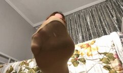 Pantyhose feet dom!