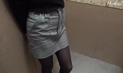 MiakaZ - Elevator Blowjob. Cum I Ansigtet