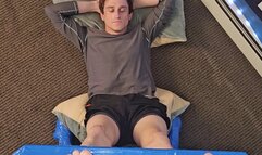 SOLES-UP TICKLING: COLIN BRYANT