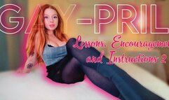 Gay-pril Lessons in Loving COCK 2 (with Dick)