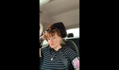 Sloppy road head and traffic pussy rubbing - 20