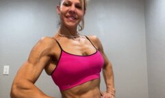 Shredded Upper Body Topless Flexing
