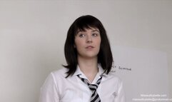 New girl Kat school punishment (Shot in 4K) reached number 1 in caning in 10 hours and top 50 hottest clips of clips4sale