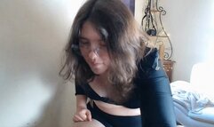 Big Ass Naked Farts on Wooden Chair