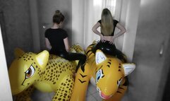 2 girls vs 2 predators