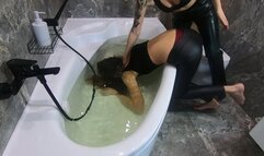 Breath play and ass spanking (custom video)