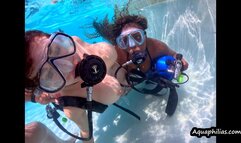 Aquaphilias- Irene and Stella- Underwater SCUBA Fight Gone Wrong- PERIL- CPR