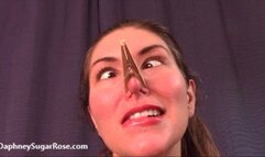 * 854x480p * A Sensual Naked Nose Pinching -Mov