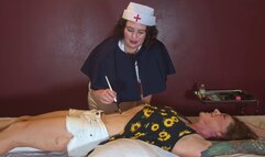 How to conduct a belly button exam with lots of tickling F ler Trans F lee