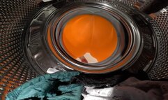 Filling the washing machine wtih my horrible farts