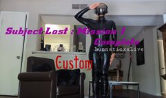 Lost Subject: Mission 1 Complete *Custom*