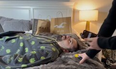 Using Bill as my Seat While I Fart and Spend his Money!