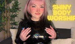 Shiny Body Worship - PVC Vinyl Latex Goddess Tit Ass Worship