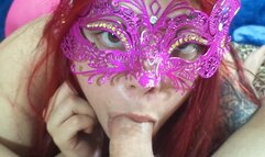 MASKED LUCHA BABE SUCKS THE PORN STAR CHAMPIONS DICK