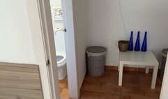 Spying for step mom in toilet make me horny